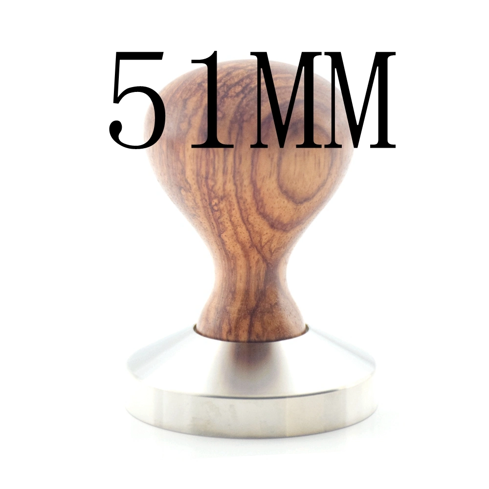 Wooden Handle Coffee Tamper 49.5mm Coffee Tamper Wood Coffee Accessories