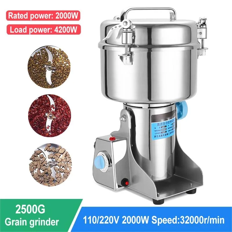 Commercial Food Grinder Electric Manual Coffee Grinder Herb Grinder Machine